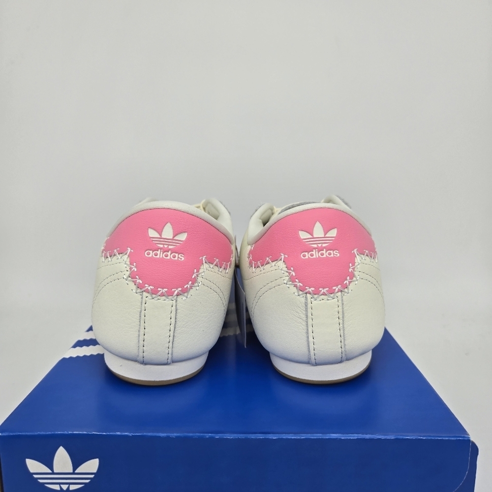 New adidas Taekwondo Off White Bliss Pink Big Girls Shoes Size 5.5 - Picture 6 of 8
